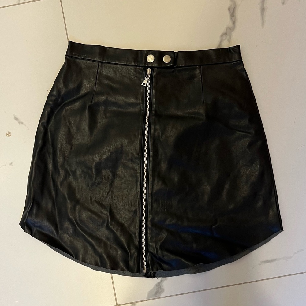 Dynamite leather skirt